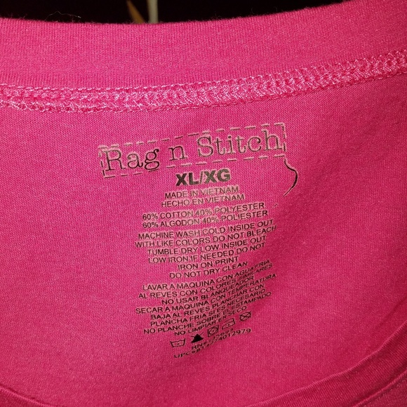 3 for $20. Pink "Love" Crop top - Picture 3 of 3